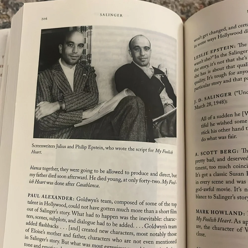 SALINGER Official Book of the Documentary Film DAVID SHIELDS HCDJ 1ST/1ST print
